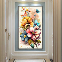 Load image into Gallery viewer, Diamond Painting - Full Round - watercolor bouquet (40*70CM)