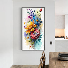 Load image into Gallery viewer, Diamond Painting - Full Round - watercolor bouquet (40*70CM)