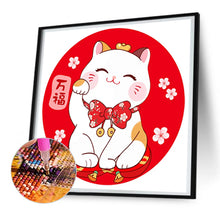 Load image into Gallery viewer, Diamond Painting - Full Round - Lucky Cat (30*30CM)