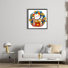 Load image into Gallery viewer, Diamond Painting - Full Round - Lucky Cat (30*30CM)