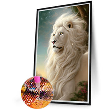 Load image into Gallery viewer, Diamond Painting - Full Round - white lion (40*60CM)