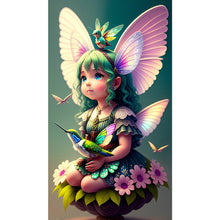Load image into Gallery viewer, Diamond Painting - Full Round - elf girl (45*80CM)