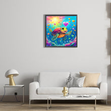 Load image into Gallery viewer, Diamond Painting - Full Round - little turtle (30*30CM)