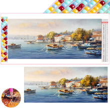 Load image into Gallery viewer, Diamond Painting - Full Square - towns by the coast (70*30CM)