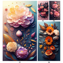 Load image into Gallery viewer, Diamond Painting - Full Square - paper cut flowers (40*70CM)