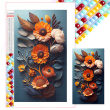 Load image into Gallery viewer, Diamond Painting - Full Square - paper cut flowers (40*70CM)