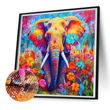 Load image into Gallery viewer, Diamond Painting - Full Round - colorful elephant (30*30CM)