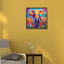Load image into Gallery viewer, Diamond Painting - Full Round - colorful elephant (30*30CM)