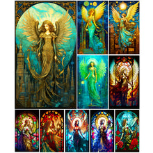 Load image into Gallery viewer, Diamond Painting - Full Round - angel girl (40*70CM)