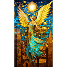 Load image into Gallery viewer, Diamond Painting - Full Round - drop angel girl (40*70CM)