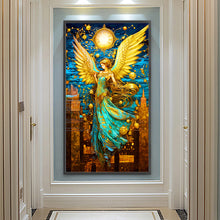 Load image into Gallery viewer, Diamond Painting - Full Round - drop angel girl (40*70CM)