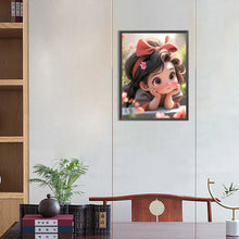 Load image into Gallery viewer, Diamond Painting - Full Round - cute little girl (30*40CM)