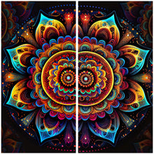 Load image into Gallery viewer, Diamond Painting - Full Round - Twin Mandala (40*80CM)