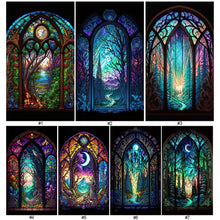 Load image into Gallery viewer, Diamond Painting - Full Square - glass art landscape painting (40*70CM)