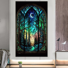 Load image into Gallery viewer, Diamond Painting - Full Square - glass art landscape painting (40*70CM)