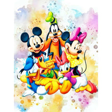 Load image into Gallery viewer, Diamond Painting - Full Round - mickey mouse and friends (30*40CM)