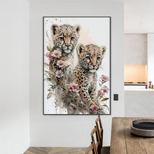 Load image into Gallery viewer, Diamond Painting - Full Round - little leopard (50*70CM)