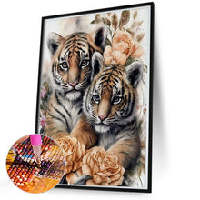 Load image into Gallery viewer, Diamond Painting - Full Round - Little Tiger (50*70CM)