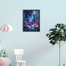 Load image into Gallery viewer, Diamond Painting - Full Round - Luminous Forest Butterfly (35*45CM)