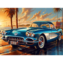 Load image into Gallery viewer, Diamond Painting - Full Round - seaside sports car (40*30CM)