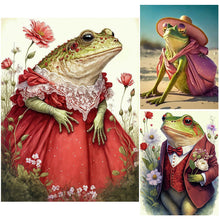 Load image into Gallery viewer, Diamond Painting - Full Round - frog (30*40CM)