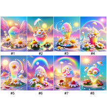 Load image into Gallery viewer, Diamond Painting - Full Round - Dreamy Rainbow Ice Cream (30*40CM)
