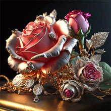 Load image into Gallery viewer, Diamond Painting - Full Round - metal rose (30*30CM)