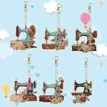 Load image into Gallery viewer, DIY Diamond Ornament Decoration Special Shaped 6pcs Sewing Machine Gift for Kids