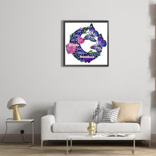 Load image into Gallery viewer, Diamond Painting - Partial Special Shaped - Crescent Butterfly (30*30CM)