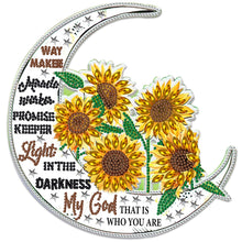 Load image into Gallery viewer, Diamond Painting - Partial Special Shaped - Crescent Butterfly (30*30CM)