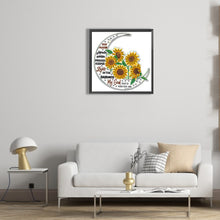 Load image into Gallery viewer, Diamond Painting - Partial Special Shaped - Crescent Butterfly (30*30CM)