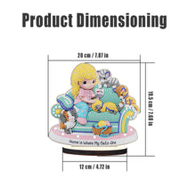 Load image into Gallery viewer, Crystal Diamond Ornament Paint by Number Point Drilling Ornament Home Decoration