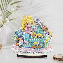 Load image into Gallery viewer, Crystal Diamond Ornament Paint by Number Point Drilling Ornament Home Decoration