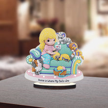 Load image into Gallery viewer, Crystal Diamond Ornament Paint by Number Point Drilling Ornament Home Decoration