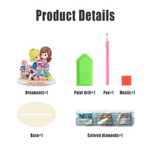 Load image into Gallery viewer, Crystal Diamond Ornament Paint by Number Point Drilling Ornament Home Decoration