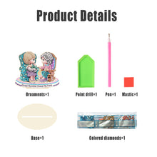 Load image into Gallery viewer, Crystal Diamond Ornament Paint by Number Point Drilling Ornament Home Decoration