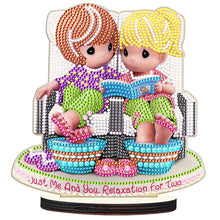 Load image into Gallery viewer, Crystal Diamond Ornament Paint by Number Point Drilling Ornament Home Decoration