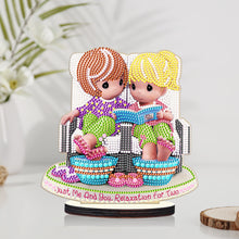 Load image into Gallery viewer, Crystal Diamond Ornament Paint by Number Point Drilling Ornament Home Decoration