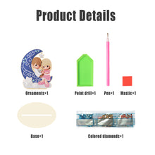 Load image into Gallery viewer, Crystal Diamond Ornament Paint by Number Point Drilling Ornament Home Decoration