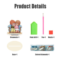 Load image into Gallery viewer, Crystal Diamond Ornament Paint by Number Point Drilling Ornament Home Decoration