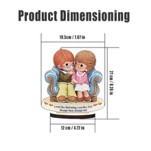 Load image into Gallery viewer, Crystal Diamond Ornament Paint by Number Point Drilling Ornament Home Decoration