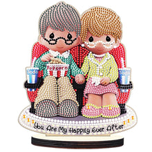 Load image into Gallery viewer, Crystal Diamond Ornament Paint by Number Point Drilling Ornament Home Decoration