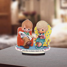 Load image into Gallery viewer, Crystal Diamond Ornament Paint by Number Point Drilling Ornament Home Decoration