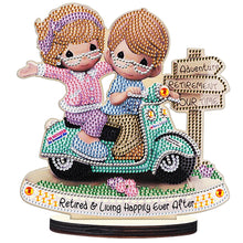 Load image into Gallery viewer, Crystal Diamond Ornament Paint by Number Point Drilling Ornament Home Decoration