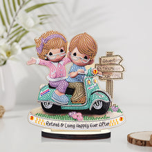 Load image into Gallery viewer, Crystal Diamond Ornament Paint by Number Point Drilling Ornament Home Decoration