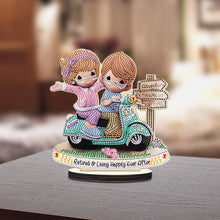 Load image into Gallery viewer, Crystal Diamond Ornament Paint by Number Point Drilling Ornament Home Decoration