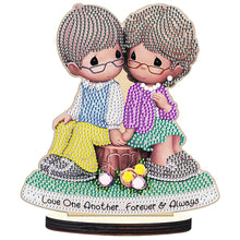 Load image into Gallery viewer, Crystal Diamond Ornament Paint by Number Point Drilling Ornament Home Decoration