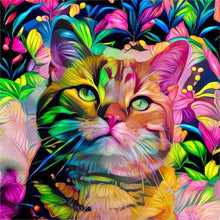 Load image into Gallery viewer, Diamond Painting - Full Round - cat (30*30CM)