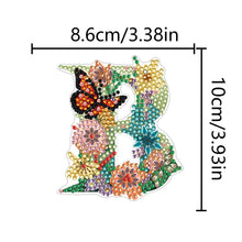 Load image into Gallery viewer, DIY Diamond Art Key Rings Special Shaped Keychain Supplies Lettter Gift for Kids