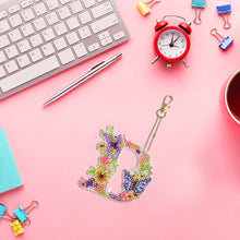 Load image into Gallery viewer, DIY Diamond Art Key Rings Special Shaped Keychain Supplies Lettter Gift for Kids